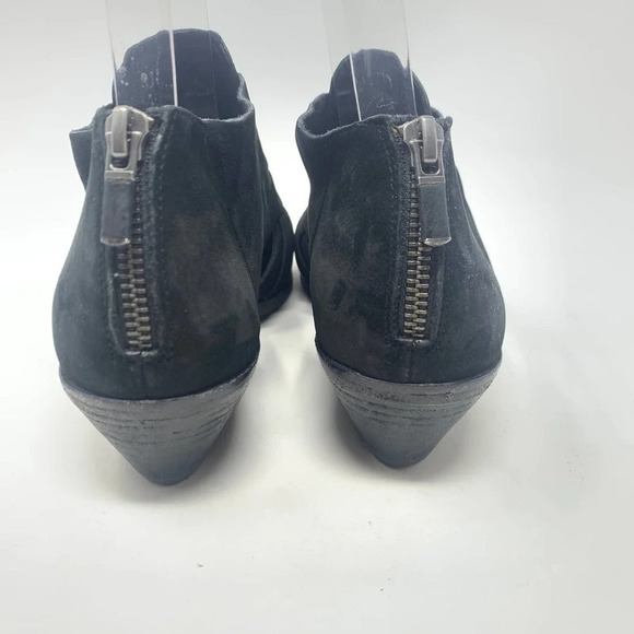 Eileen Fisher‎ Cluster Cutout Booties Black Suede Size US 7.5 - Picture 8 of 12